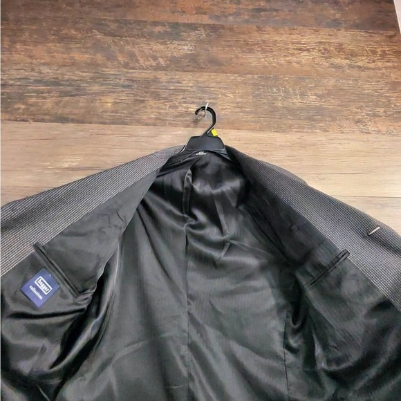 Haggar Charcoal Gray Textured Jacket Blazer - Picture 11 of 14